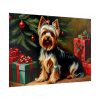 92409-302.jpg Yorkshire Terrier Vintage Christmas Poster