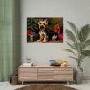 92409-303.jpg Yorkshire Terrier Vintage Christmas Poster