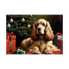 92409-305.jpg Cocker Spaniel Christmas Poster