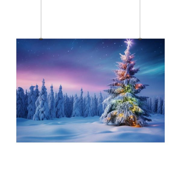 92409-316.jpg Christmas Tree Outside Poster