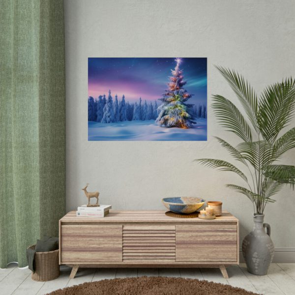 92409-318.jpg Christmas Tree Outside Poster