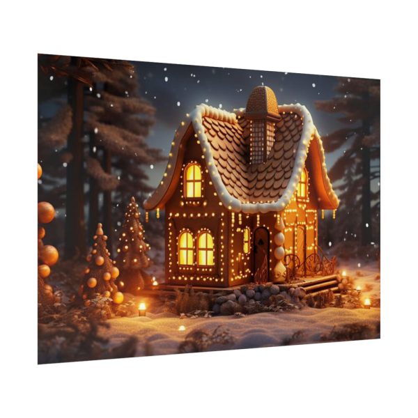 92409-332.jpg Christmas Gingerbread House Poster