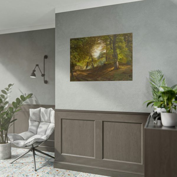 92409-34.jpg The Interior of a Forest by Godtfred Rump Poster