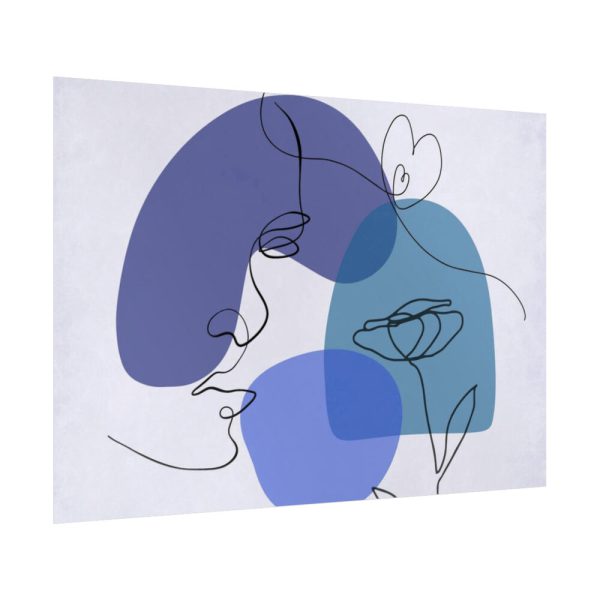 92409-347.jpg Contemporary Line Art Of A Face Poster