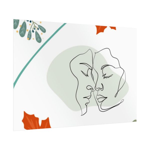 92409-372.jpg Modern Art Lovers Line Art Poster