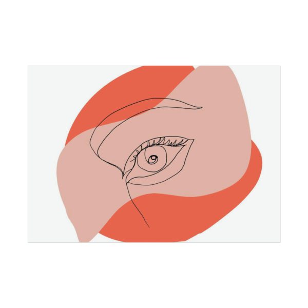 92409-405.jpg Abstract Line Art Eye Poster
