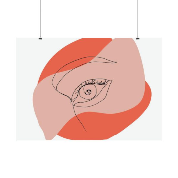 92409-406.jpg Abstract Line Art Eye Poster