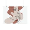 92409-431.jpg Abstract Woman's Face Poster