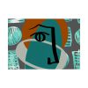 92409-445.jpg Picasso Style Face Poster