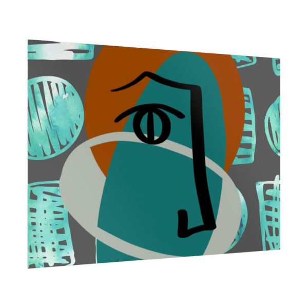 92409-447.jpg Picasso Style Face Poster