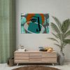 92409-448.jpg Picasso Style Face Poster