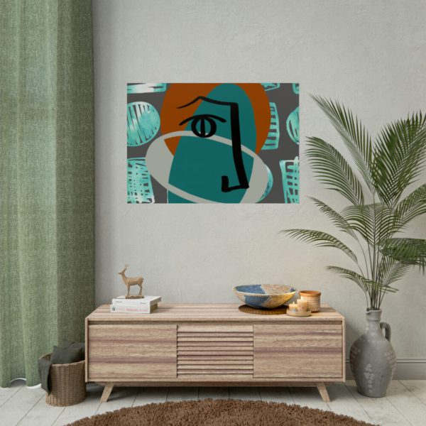92409-448.jpg Picasso Style Face Poster