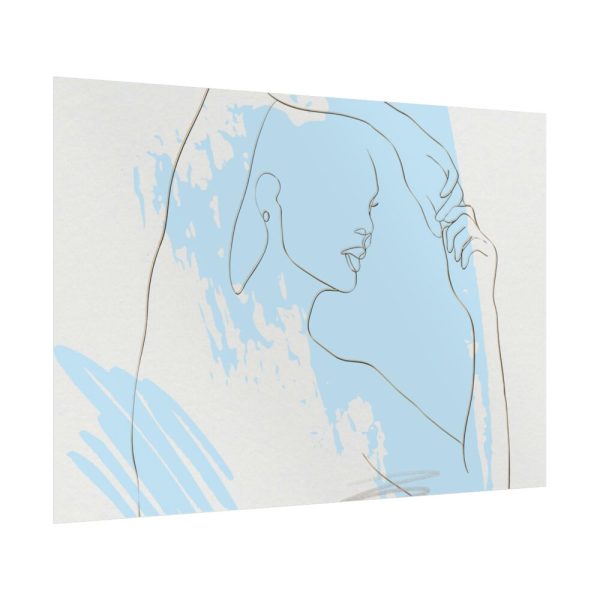 92409-457.jpg One Line Drawing Of a Lady Poster