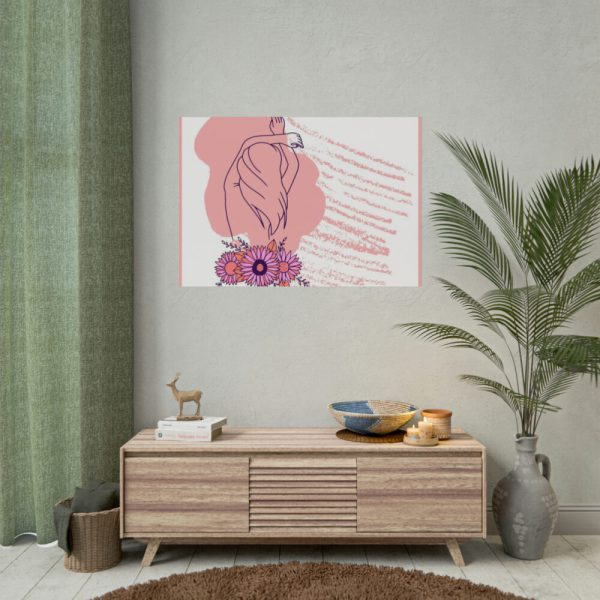92409-468.jpg Pink Abstract Shapes and a Pink Poster