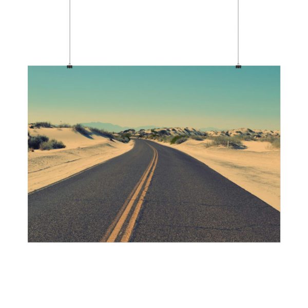 92409-481.jpg Road In A Desert Poster