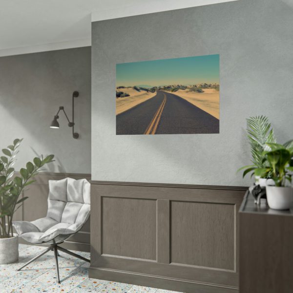 92409-484.jpg Road In A Desert Poster