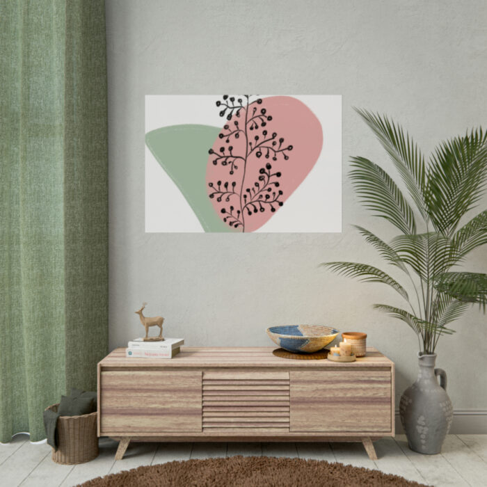 Abstract Shapes With a Plant Poster - Image 9