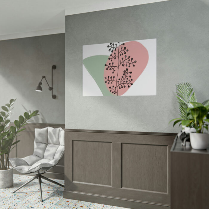 Abstract Shapes With a Plant Poster - Image 10