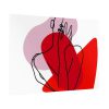92409-517.jpg Featuring Shapes and Line Art of a Woman Poster