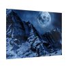 Moon in Mountains Poster