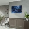 Moon in Mountains Poster