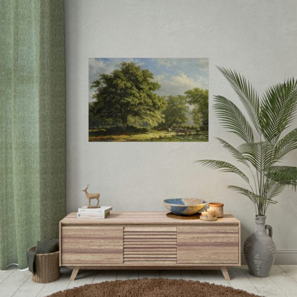92409-58.jpg View in the Bentheim Forest by George Andries Roth Poster