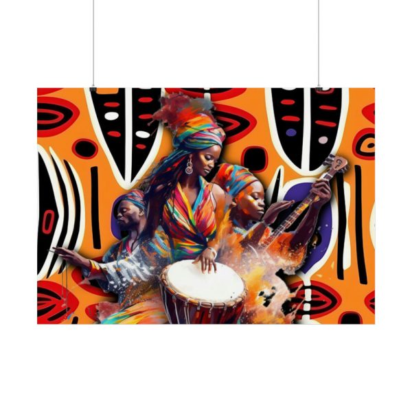 92409-591.jpg Native African Musicians Poster