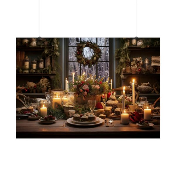 92409-596.jpg Christmas Dinner Table Poster