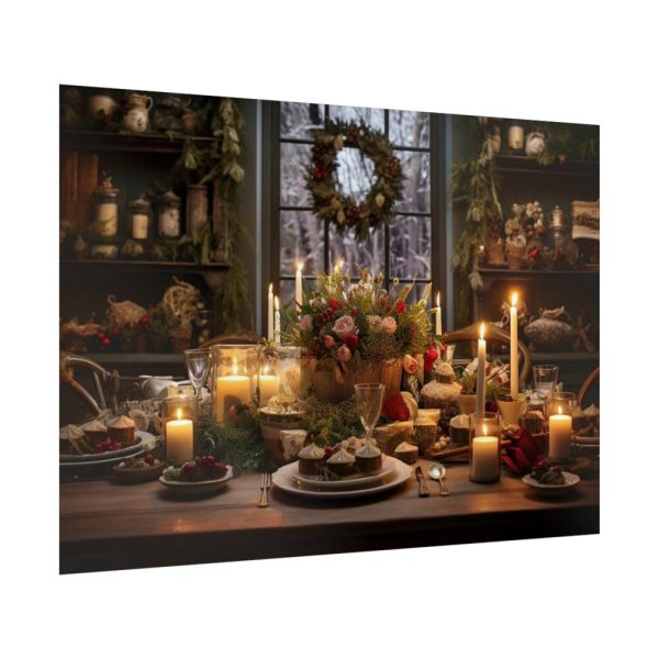 92409-597.jpg Christmas Dinner Table Poster