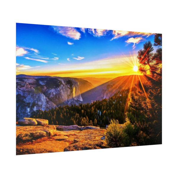 92409-607.jpg Sunrise in the Mountains Poster