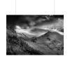 92409-621.jpg Mountain in Black and White Poster