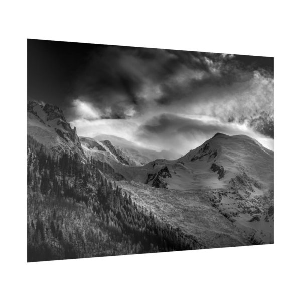 92409-622.jpg Mountain in Black and White Poster