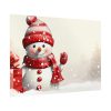 92409-632.jpg Cute Snowman With Copy Space Poster