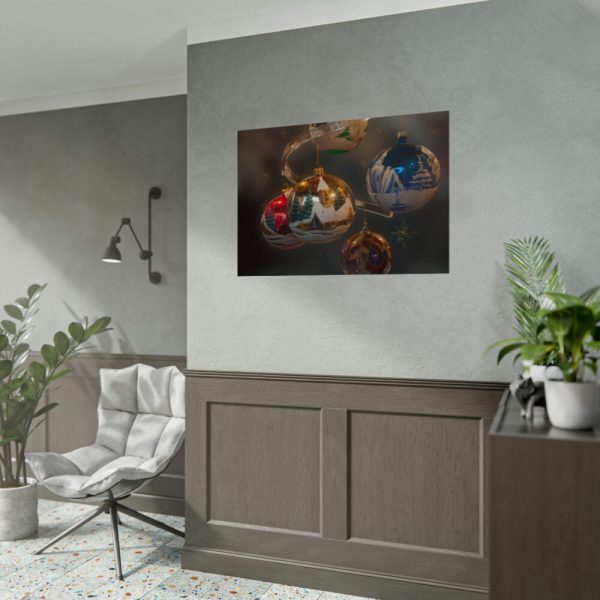 92409-64.jpg Christmas Baubles Poster