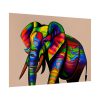 Rainbow Colored Elephant II Poster