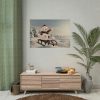 92409-658.jpg Snowman On Sledge Poster