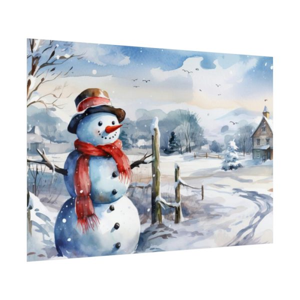 92409-667.jpg Vintage Snowman Art Poster