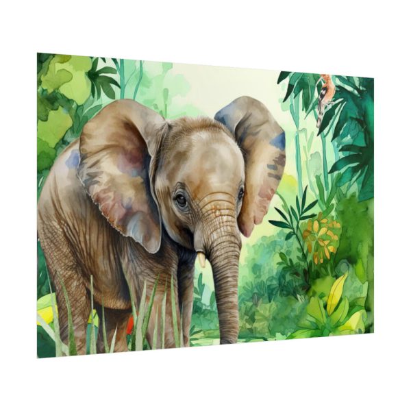 Elephant in African Jungle Poster