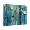 92409-687.jpg Geometric Abstract Blue Painting Poster