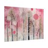 92409-692.jpg Whimsical Pink Winter Forest Art Poster