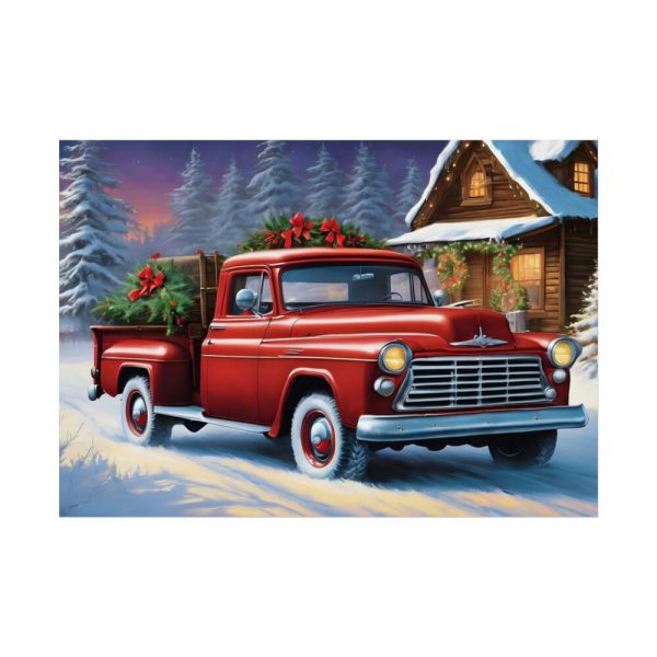 92409-710.jpg Vintage Pickup Truck Christmas I Poster