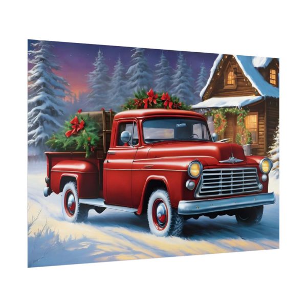 92409-712.jpg Vintage Pickup Truck Christmas I Poster