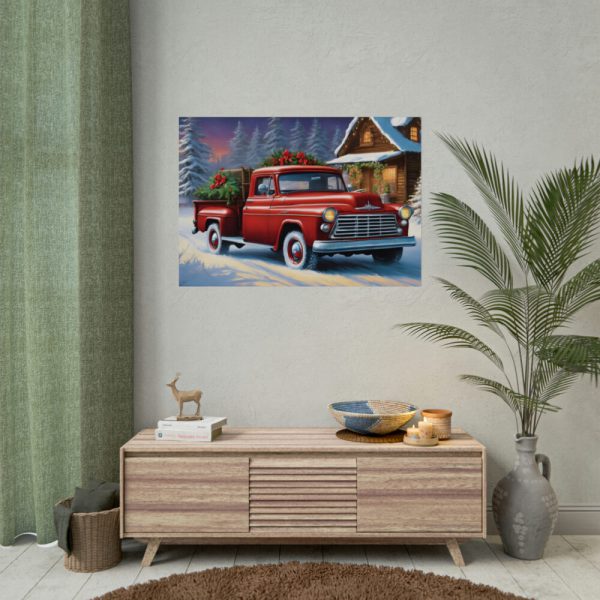 92409-713.jpg Vintage Pickup Truck Christmas I Poster