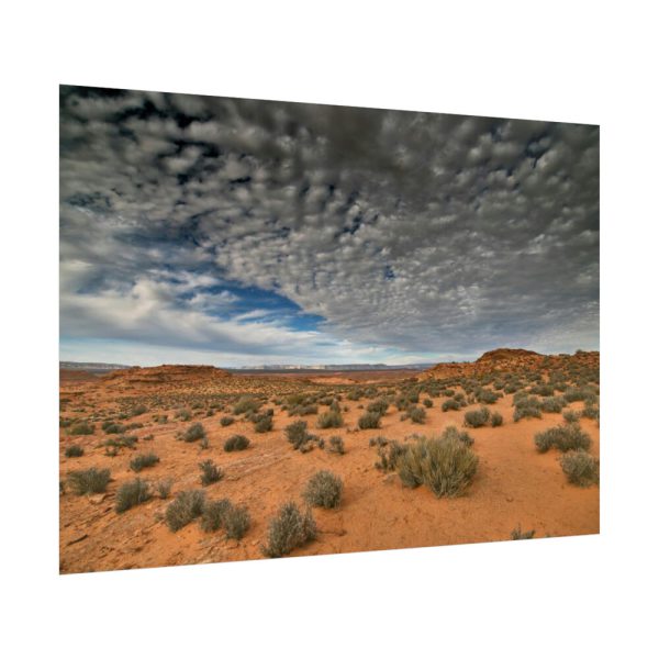 92409-72.jpg Clouds Drift over the Arizona Desert Poster