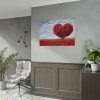 92409-724.jpg Red Tree in Heart Shape Poster
