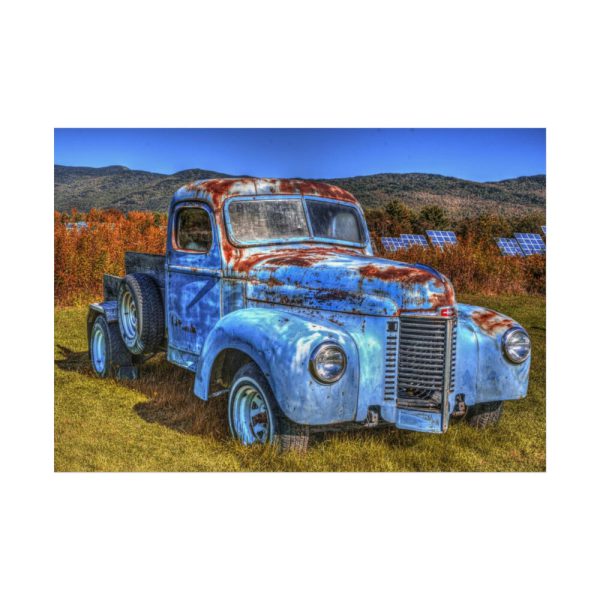 92409-735.jpg Vintage Blue Pickup Truck Poster