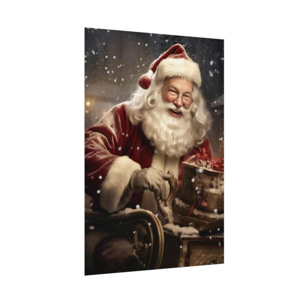 92410-102.jpg Santa Claus On A Sleigh Poster