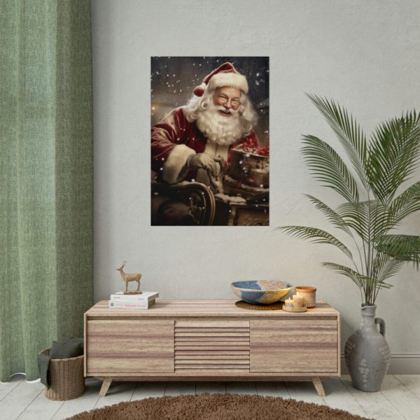 92410-103.jpg Santa Claus On A Sleigh Poster
