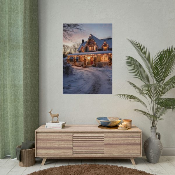 92410-123.jpg Christmas Decorated Home Poster
