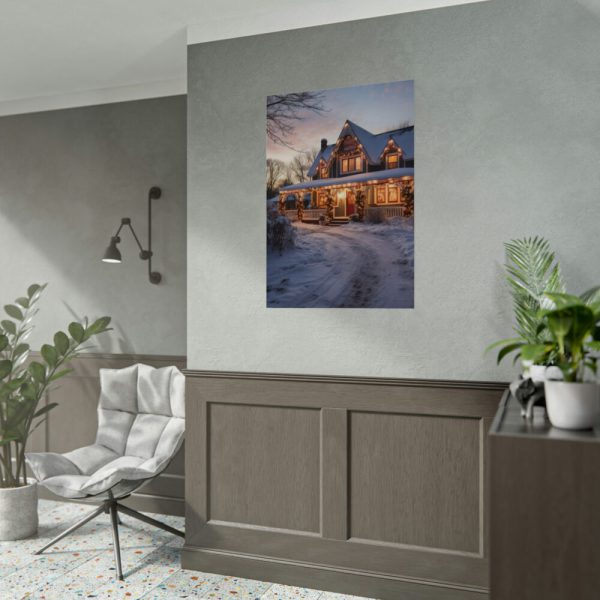 92410-124.jpg Christmas Decorated Home Poster